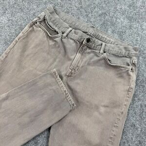 Outerknown S.E.A. Jeans 34W x 32L Grey Drifter Tapered Fit Organic Cotton Men's